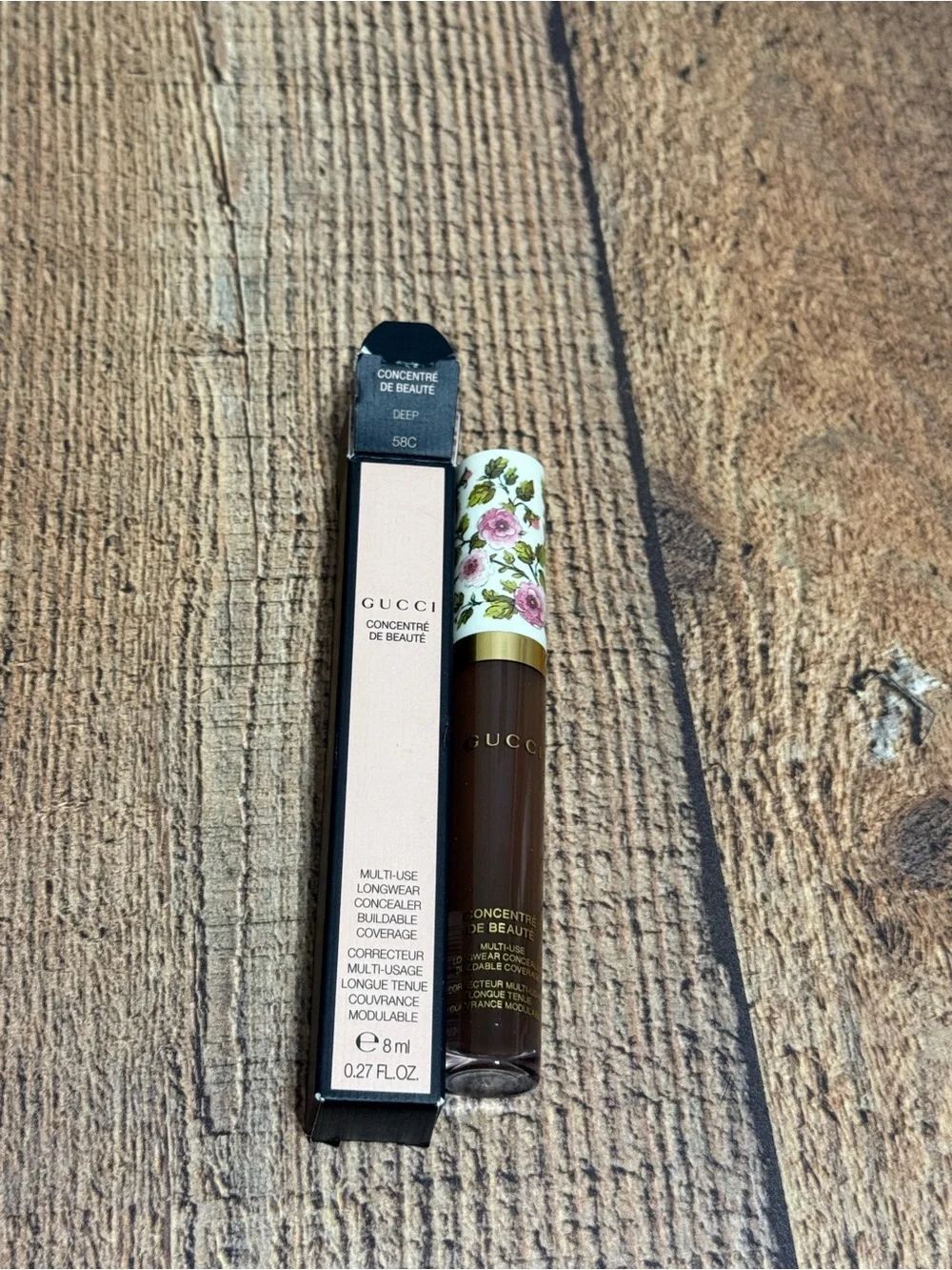 Gucci Concentré de Beauté Multi-Use Longwear Concealer color Deep new in box